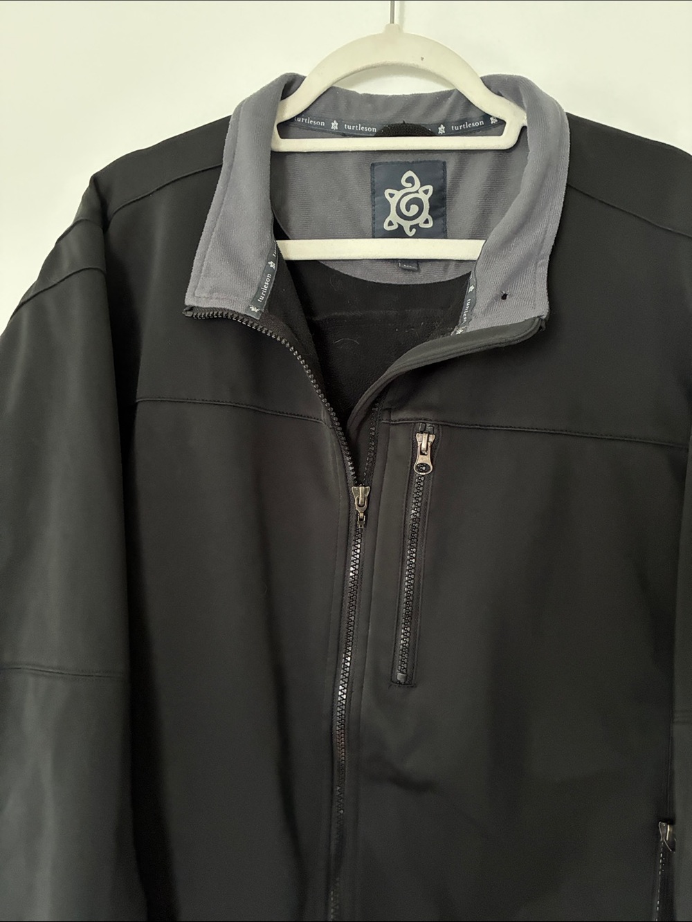 Turtleson Black Softshell Jacket - Picture 3 of 12